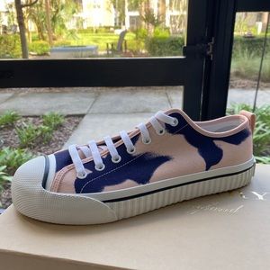 Burberry Low Top Sneakers Painted Birds